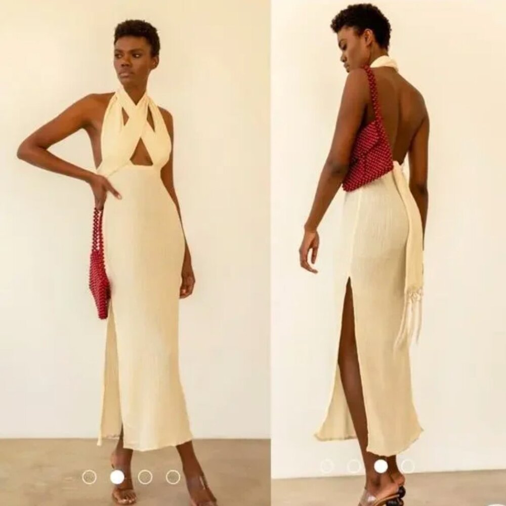 Savannah Morrow The Label Verita Dress Cream